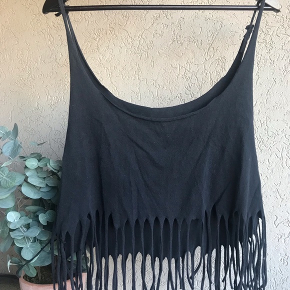 Pink Floyd 1973 true Vintage Distressed Fringe Top - Picture 4 of 4